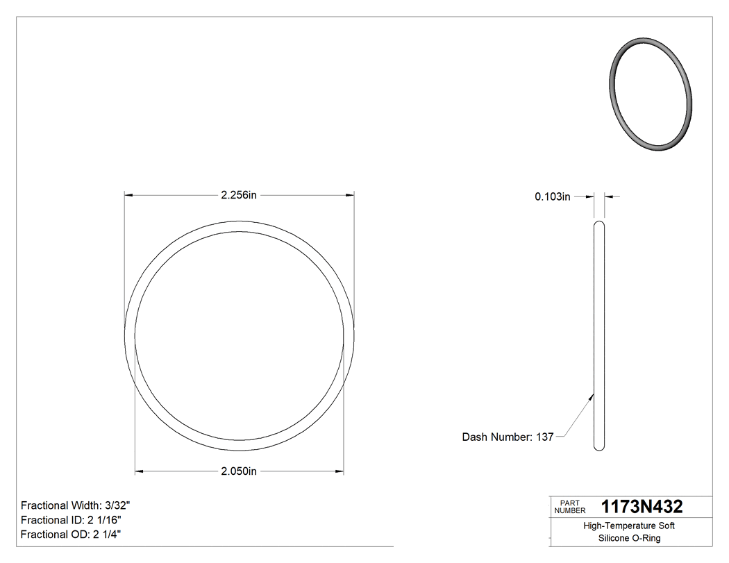 Technical drawing - 1173N432